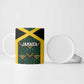 Afro-Jamaicans Football Custom Ceramic Mug Black Ethnic Motifs