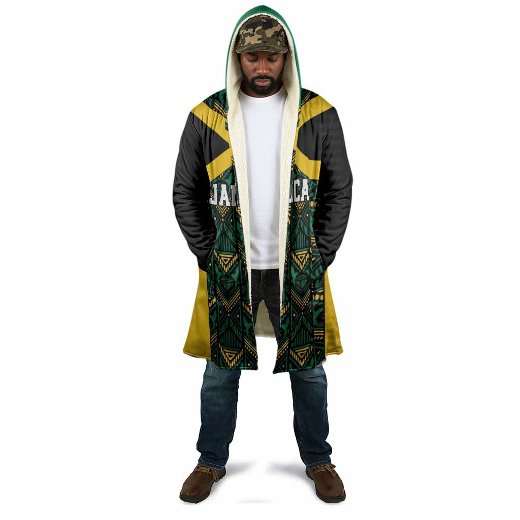 Afro-Jamaicans Football Custom Cloak Black Ethnic Motifs
