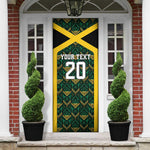 Afro-Jamaicans Football Custom Door Cover Black Ethnic Motifs