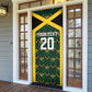 Afro-Jamaicans Football Custom Door Cover Black Ethnic Motifs