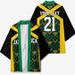 Afro-Jamaicans Football Custom Kimono Black Ethnic Motifs
