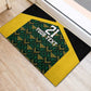 Afro-Jamaicans Football Custom Rubber Doormat Black Ethnic Motifs
