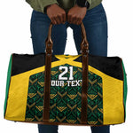 Afro-Jamaicans Football Custom Travel Bag Black Ethnic Motifs