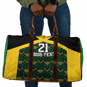 Afro-Jamaicans Football Custom Travel Bag Black Ethnic Motifs