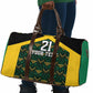 Afro-Jamaicans Football Custom Travel Bag Black Ethnic Motifs