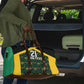 Afro-Jamaicans Football Custom Travel Bag Black Ethnic Motifs