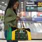 Afro-Jamaicans Football Custom Travel Bag Black Ethnic Motifs
