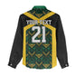 Afro-Jamaicans Football Custom Women Casual Shirt Black Ethnic Motifs LT9