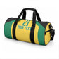 Afro-Jamaicans Football Custom Duffle Bag Gold Ethnic Motifs
