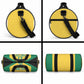 Afro-Jamaicans Football Custom Duffle Bag Gold Ethnic Motifs