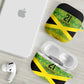 Afro-Jamaicans Custom AirPods Case Reggae Boyz With Traditional Pattern