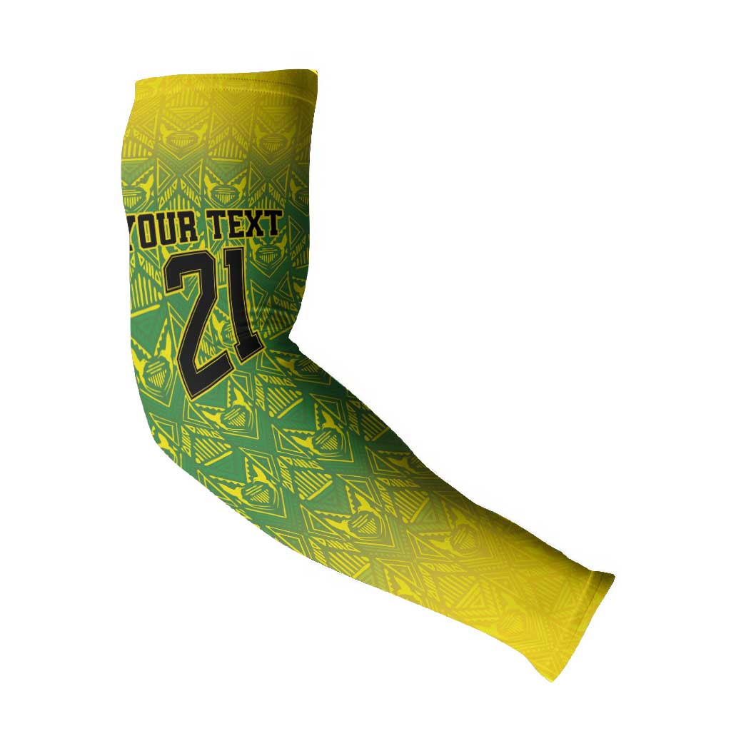 Afro-Jamaicans Custom Arm Sleeves Reggae Boyz With Traditional Pattern