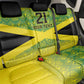 Afro-Jamaicans Custom Back Car Seat Cover Reggae Boyz With Traditional Pattern