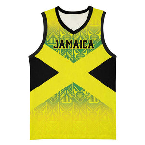 Afro-Jamaicans Custom Basketball Jersey Reggae Boyz With Traditional Pattern LT9