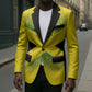 Afro-Jamaicans Custom Blazer Reggae Boyz With Traditional Pattern