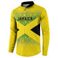 Afro-Jamaicans Custom Button Sweatshirt Reggae Boyz With Traditional Pattern
