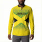 Afro-Jamaicans Custom Button Sweatshirt Reggae Boyz With Traditional Pattern