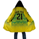 Afro-Jamaicans Custom Cloak Reggae Boyz With Traditional Pattern