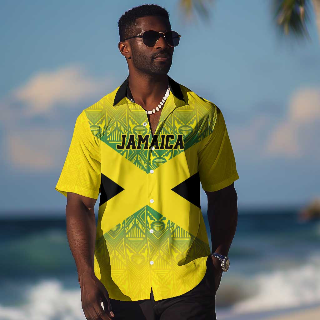 Afro-Jamaicans Custom Hawaiian Shirt Reggae Boyz With Traditional Pattern