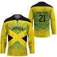 Afro-Jamaicans Custom Hockey Jersey Reggae Boyz With Traditional Pattern