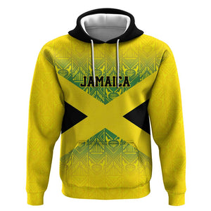 Afro-Jamaicans Custom Hoodie Reggae Boyz With Traditional Pattern