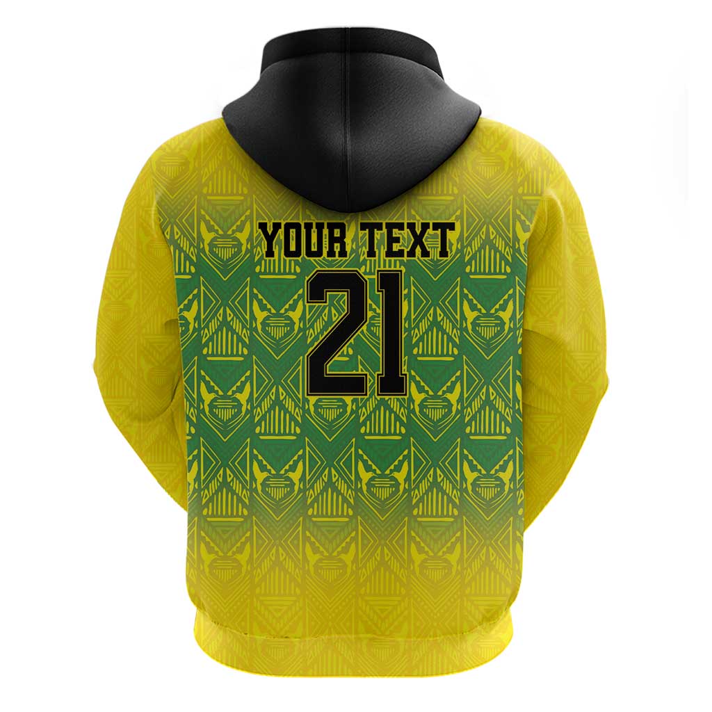Afro-Jamaicans Custom Hoodie Reggae Boyz With Traditional Pattern
