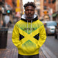 Afro-Jamaicans Custom Hoodie Reggae Boyz With Traditional Pattern