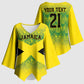 Afro-Jamaicans Custom Kimono Sleeve Blouse Reggae Boyz With Traditional Pattern