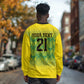 Afro-Jamaicans Custom Long Sleeve Shirt Reggae Boyz With Traditional Pattern
