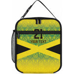 Afro-Jamaicans Custom Lunch Bag Reggae Boyz With Traditional Pattern