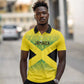 Afro-Jamaicans Custom Polo Shirt Reggae Boyz With Traditional Pattern