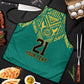 Afro-Jamaicans Tribal Custom Football Apron Green Style