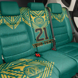 Afro-Jamaicans Tribal Custom Football Back Car Seat Cover Green Style