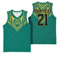 Afro-Jamaicans Tribal Custom Football Basketball Jersey Green Style LT9