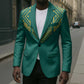 Afro-Jamaicans Tribal Custom Football Blazer Green Style