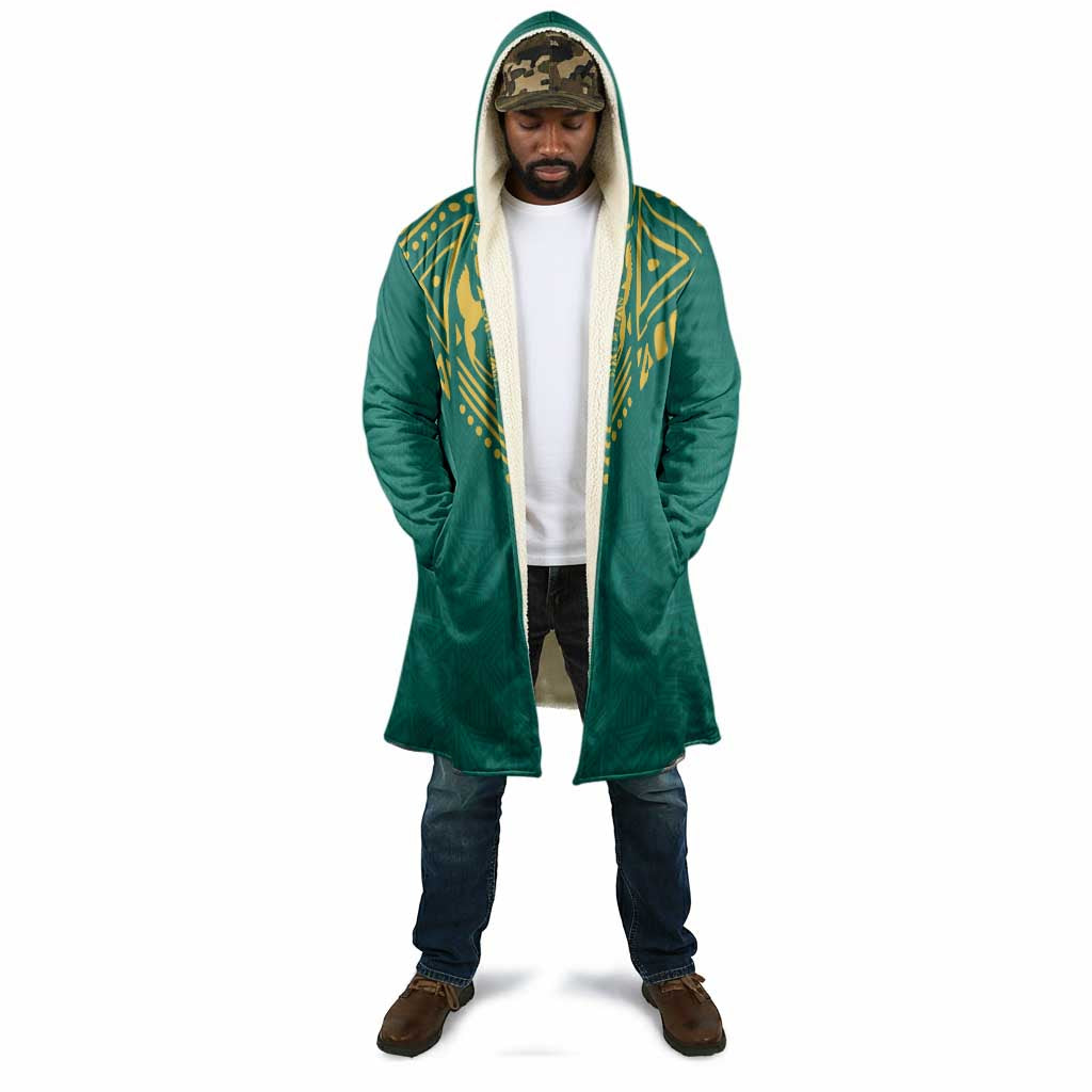 Afro-Jamaicans Tribal Custom Football Cloak Green Style