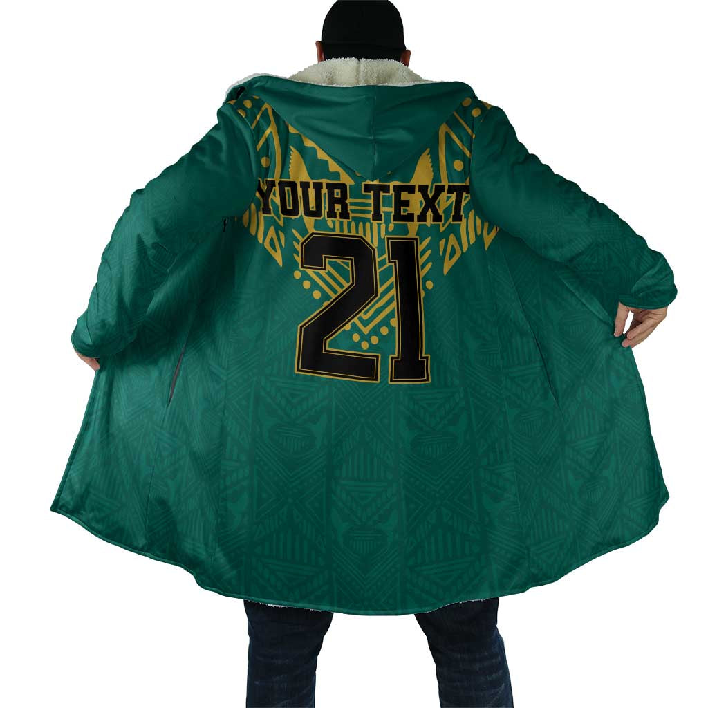 Afro-Jamaicans Tribal Custom Football Cloak Green Style