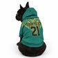 Afro-Jamaicans Tribal Custom Football Pet Hoodie Green Style
