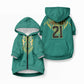 Afro-Jamaicans Tribal Custom Football Pet Hoodie Green Style