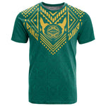 Afro-Jamaicans Tribal Custom Football T shirt Green Style