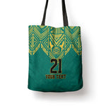 Afro-Jamaicans Tribal Custom Football Tote Bag Green Style