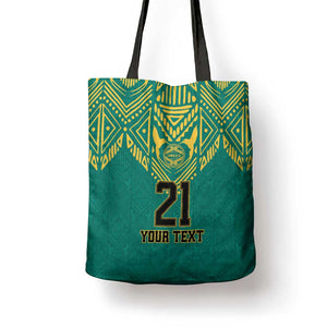 Afro-Jamaicans Tribal Custom Football Tote Bag Green Style