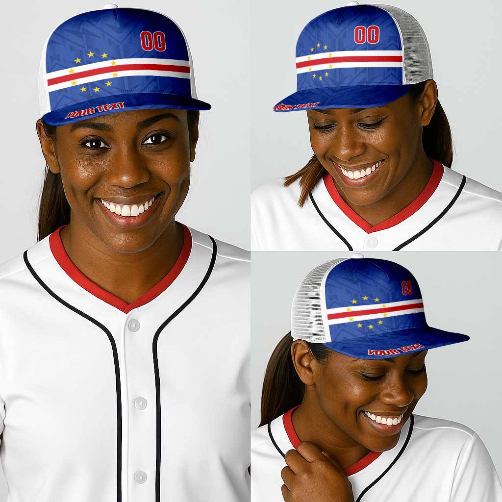 Cape Verde Atlantic Stars Personalized Baseball Net Cap Football 2026 Supporter