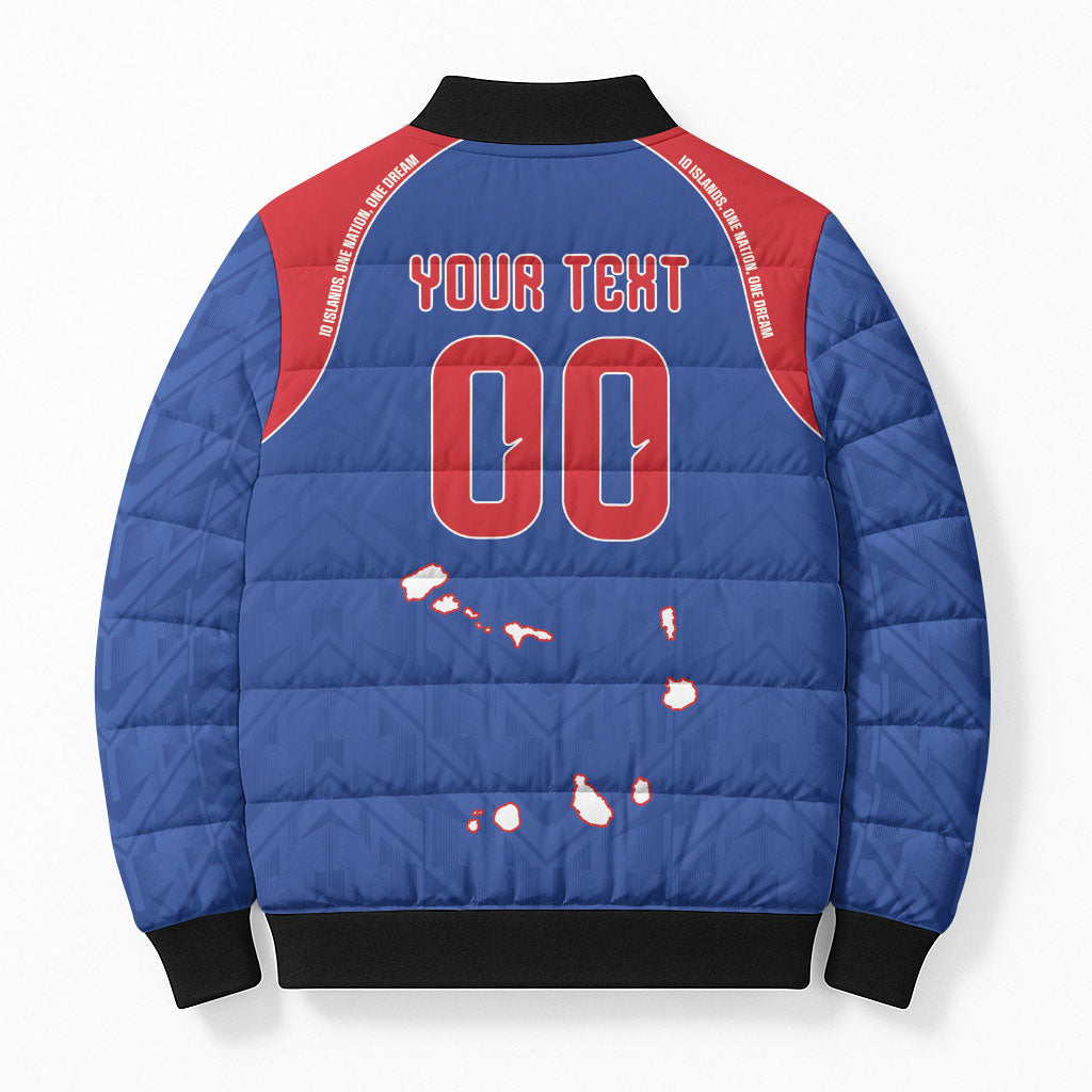 Cape Verde Atlantic Stars Custom Bomber Puffer Jacket Football 2026 Supporter