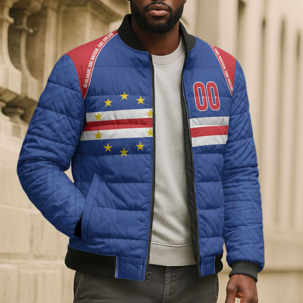 Cape Verde Atlantic Stars Custom Bomber Puffer Jacket Football 2026 Supporter