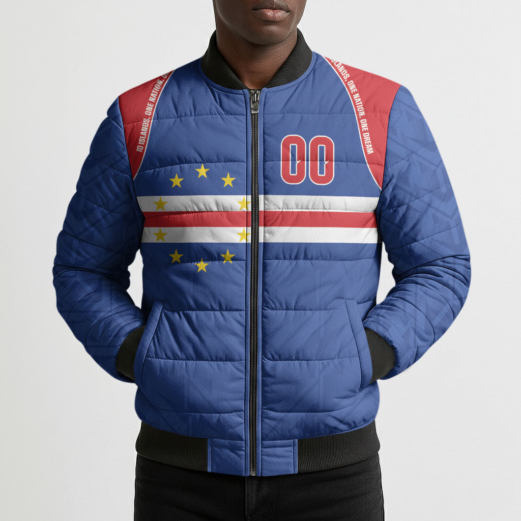Cape Verde Atlantic Stars Custom Bomber Puffer Jacket Football 2026 Supporter