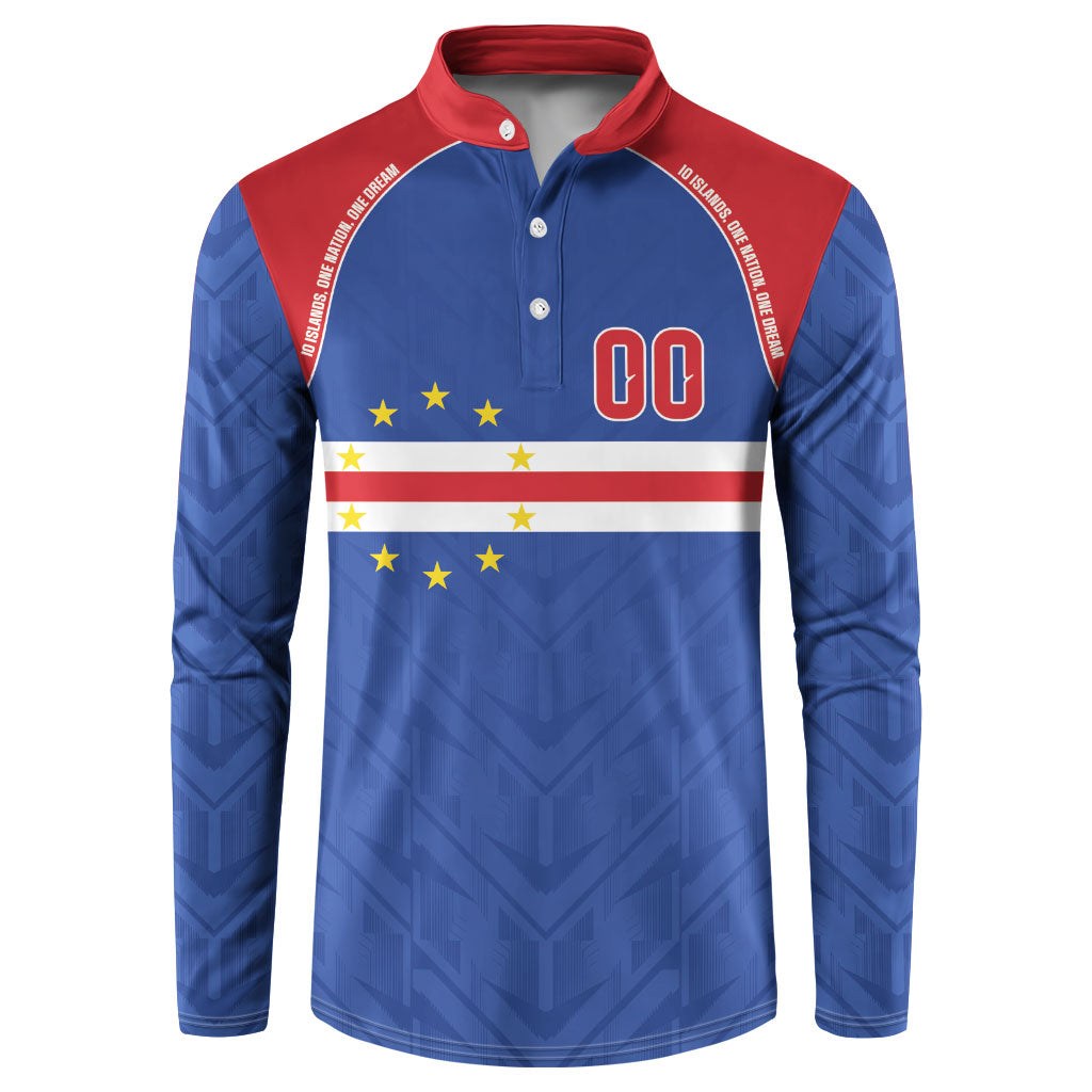 Cape Verde Atlantic Stars Custom Button Sweatshirt Football 2026 Supporter