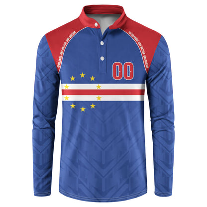 Cape Verde Atlantic Stars Custom Button Sweatshirt Football 2026 Supporter