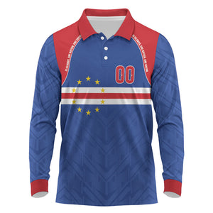 Cape Verde Atlantic Stars Custom Long Sleeve Polo Shirt Football 2026 Supporter
