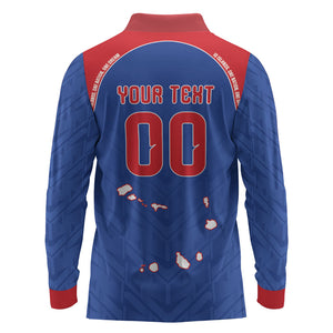 Cape Verde Atlantic Stars Custom Long Sleeve Polo Shirt Football 2026 Supporter
